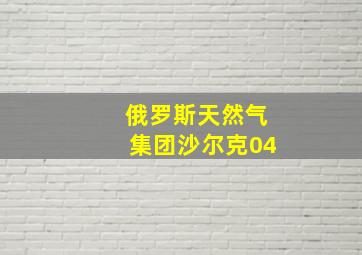 俄罗斯天然气集团沙尔克04