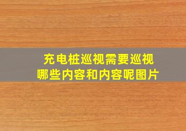 充电桩巡视需要巡视哪些内容和内容呢图片