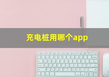 充电桩用哪个app