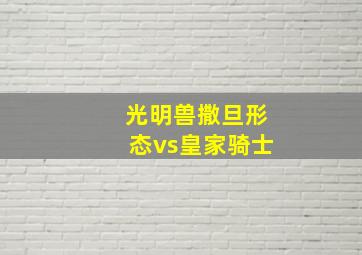 光明兽撒旦形态vs皇家骑士