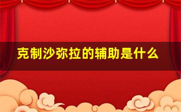 克制沙弥拉的辅助是什么