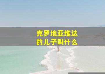 克罗地亚维达的儿子叫什么