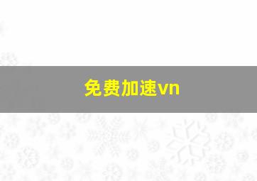 免费加速vn