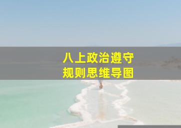 八上政治遵守规则思维导图