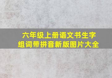 六年级上册语文书生字组词带拼音新版图片大全