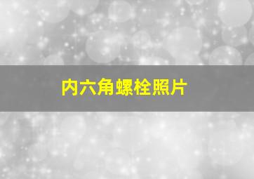 内六角螺栓照片