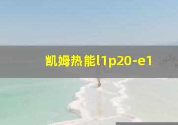 凯姆热能l1p20-e1