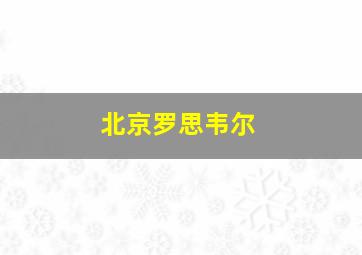 北京罗思韦尔