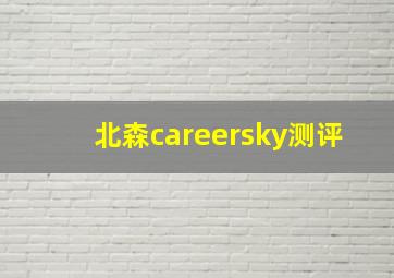 北森careersky测评