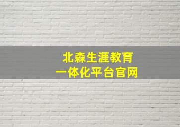 北森生涯教育一体化平台官网