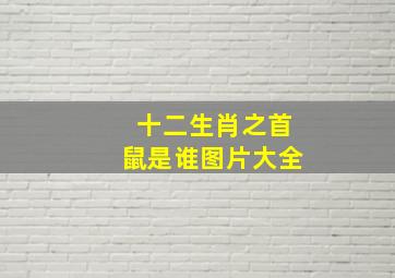 十二生肖之首鼠是谁图片大全