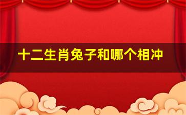 十二生肖兔子和哪个相冲