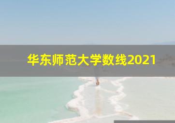 华东师范大学数线2021