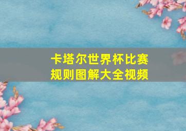 卡塔尔世界杯比赛规则图解大全视频