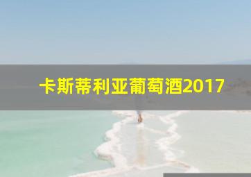 卡斯蒂利亚葡萄酒2017