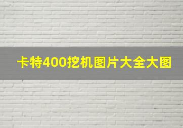 卡特400挖机图片大全大图