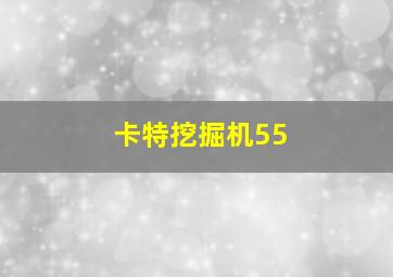 卡特挖掘机55