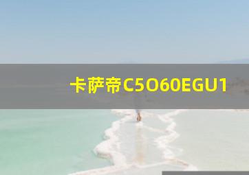 卡萨帝C5O60EGU1