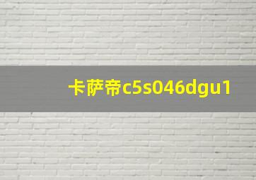 卡萨帝c5s046dgu1