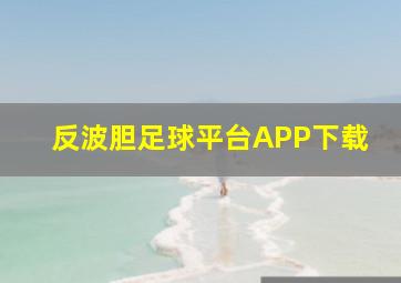 反波胆足球平台APP下载