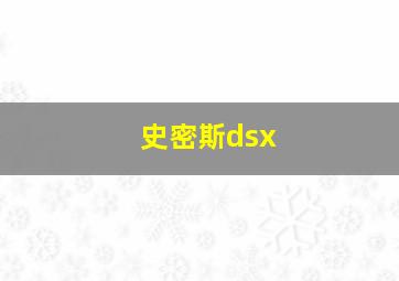 史密斯dsx