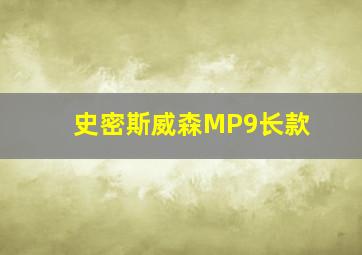 史密斯威森MP9长款