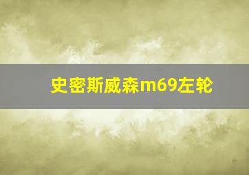 史密斯威森m69左轮