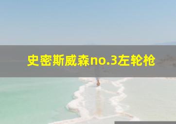 史密斯威森no.3左轮枪