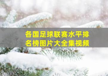 各国足球联赛水平排名榜图片大全集视频