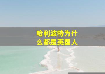 哈利波特为什么都是英国人