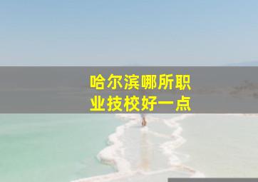 哈尔滨哪所职业技校好一点