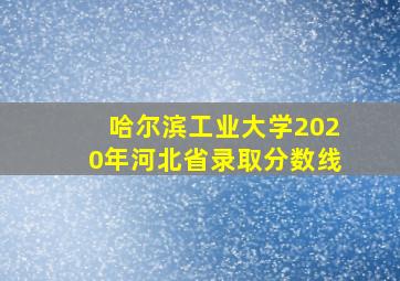 哈尔滨工业大学2020年河北省录取分数线