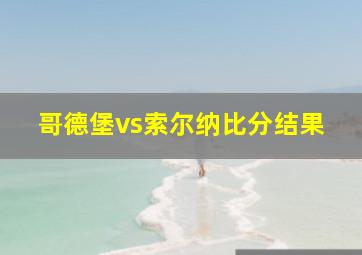 哥德堡vs索尔纳比分结果