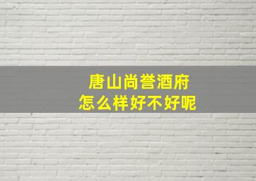 唐山尚誉酒府怎么样好不好呢