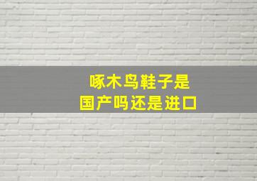 啄木鸟鞋子是国产吗还是进口