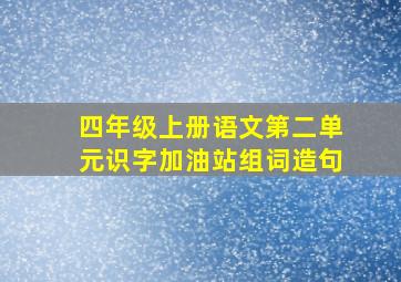 四年级上册语文第二单元识字加油站组词造句