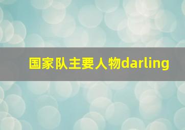 国家队主要人物darling