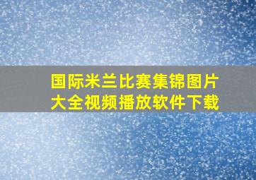 国际米兰比赛集锦图片大全视频播放软件下载