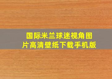 国际米兰球迷视角图片高清壁纸下载手机版