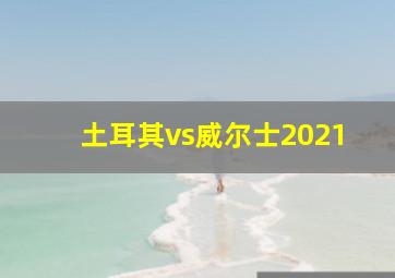 土耳其vs威尔士2021