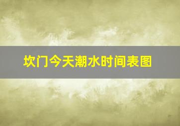 坎门今天潮水时间表图