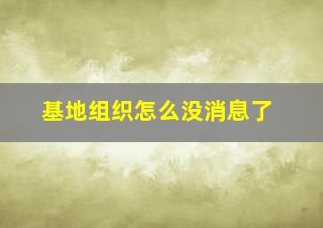 基地组织怎么没消息了