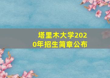 塔里木大学2020年招生简章公布