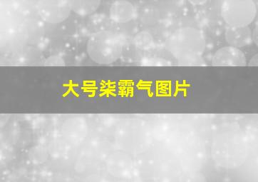 大号柒霸气图片