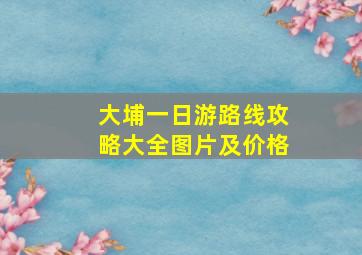 大埔一日游路线攻略大全图片及价格