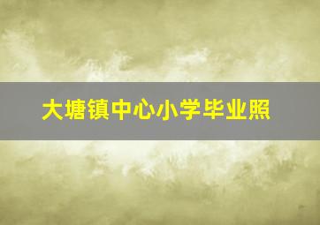 大塘镇中心小学毕业照