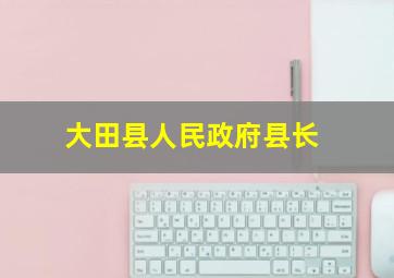 大田县人民政府县长