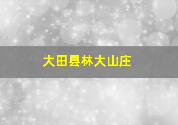 大田县林大山庄