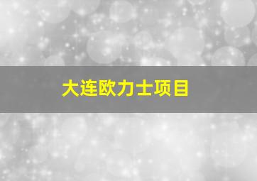 大连欧力士项目