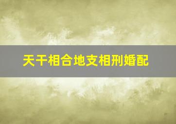 天干相合地支相刑婚配